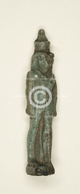 Amulet of the God Horus, Egypt, Third Intermediate Period, Dynasty 21-25 (1070-656 BCE). Creator: Unknown.