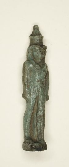 Amulet of the God Horus, Egypt, Third Intermediate Period, Dynasty 21-25 (1070-656 BCE). Creator: Unknown
