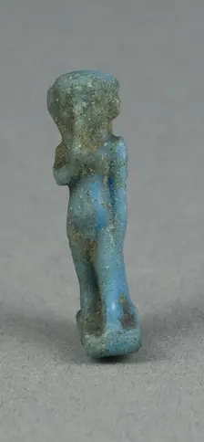 Amulet of the God Harpocrates (Standing), Egypt, Late Period, Dynasty 26-31 (664-332 BCE). Creator: Unknown