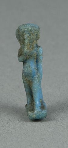 Amulet of the God Harpocrates (Standing), Egypt, Late Period, Dynasty 26-31 (664-332 BCE). Creator: Unknown
