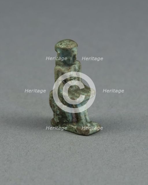 Amulet of the God Imhotep, Egypt, Third Intermediate Period, Dynasty 21-25 (1070-656 BCE). Creator: Unknown.
