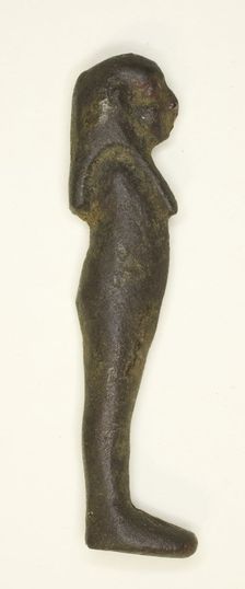 Amulet of the God Imsety (one of the four Sons of Horus), Egypt, Late Period, Dynasty 25-30... Creator: Unknown