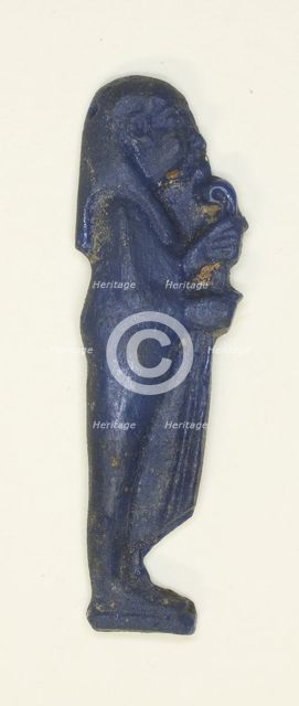 Amulet of the God Imsety (one of the four Sons of Horus), Egypt, Late Period-Ptolemaic Period... Creator: Unknown.