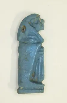 Amulet of the God Imsety (one of the four Sons of Horus), Egypt, Third Intermediate Period... Creator: Unknown