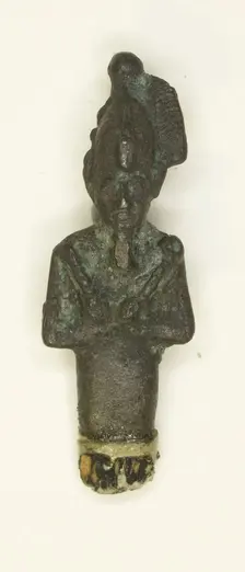 Amulet of the God Osiris, Egypt, Third Intermediate-Late Period (about 1070-332 BCE). Creator: Unknown