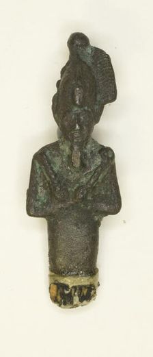 Amulet of the God Osiris, Egypt, Third Intermediate-Late Period (about 1070-332 BCE). Creator: Unknown