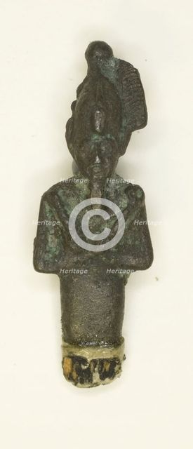 Amulet of the God Osiris, Egypt, Third Intermediate-Late Period (about 1070-332 BCE). Creator: Unknown.