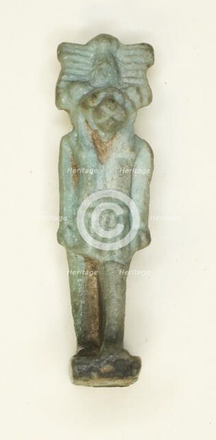 Amulet of the God Mahes, Egypt, Late Period, Dynasties 26-31 (664-332 BCE). Creator: Unknown.