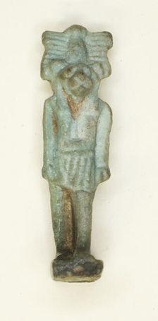 Amulet of the God Mahes, Egypt, Late Period, Dynasties 26-31 (664-332 BCE). Creator: Unknown