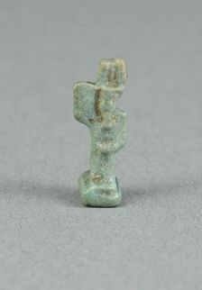 Amulet of the God Min or Amun-Min, Egypt, Third Intermediate-Late Period (about 1070-332 BCE). Creator: Unknown