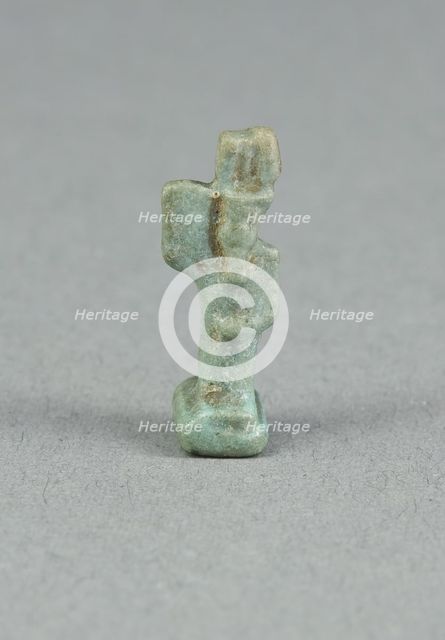 Amulet of the God Min or Amun-Min, Egypt, Third Intermediate-Late Period (about 1070-332 BCE). Creator: Unknown.