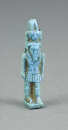 Amulet of the God Nefertem, Egypt, Third Intermediate-Late Period (about 1069-664 BCE). Creator: Unknown