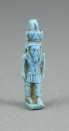 Amulet of the God Nefertem, Egypt, Third Intermediate-Late Period (about 1069-664 BCE). Creator: Unknown