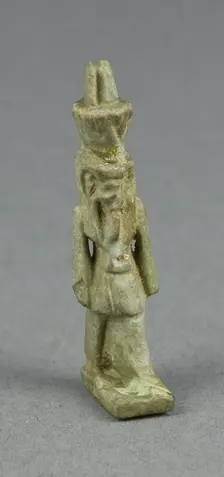 Amulet of the God Nefertem, Egypt, Third Intermediate Period-Late Period (about 1070-332 BCE). Creator: Unknown