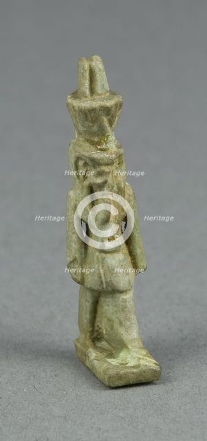 Amulet of the God Nefertem, Egypt, Third Intermediate Period-Late Period (about 1070-332 BCE). Creator: Unknown.