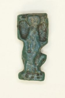 Amulet of the God Shu, Egypt, New Kingdom-Late Period, Dynasties 18-31 (about 1550-332 BCE). Creator: Unknown