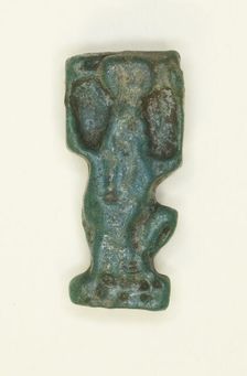 Amulet of the God Shu, Egypt, New Kingdom-Late Period, Dynasties 18-31 (about 1550-332 BCE). Creator: Unknown