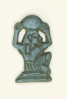 Amulet of the God Shu, Egypt, New Kingdom-Third Intermediate Period, Dynasties 19-25 (abt 1186-... Creator: Unknown