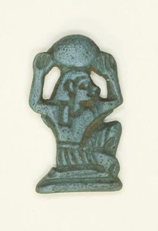 Amulet of the God Shu, Egypt, New Kingdom-Third Intermediate Period, Dynasties 19-25 (abt 1186-... Creator: Unknown