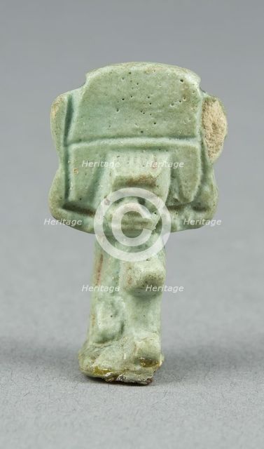 Amulet of the God Shu, Egypt, Late Period (664-332 BCE). Creator: Unknown.
