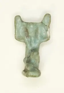 Amulet of the God Shu, Egypt, Late Period, Dynasty 26-31 (664-332 BCE). Creator: Unknown