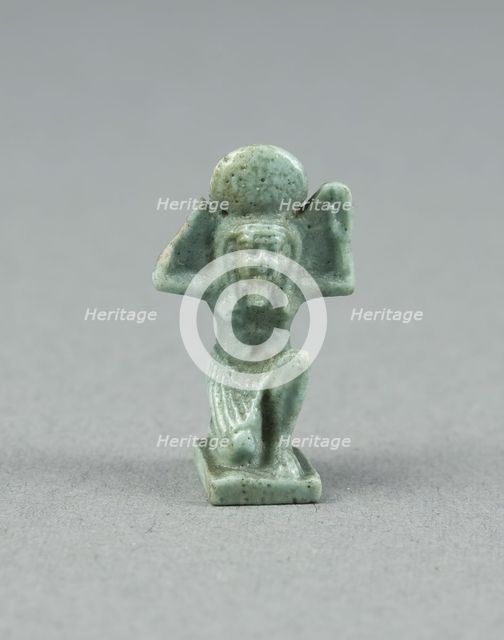 Amulet of the God Shu, Egypt, Late Period, Dynasty 26 (664-525 BCE). Creator: Unknown.