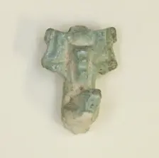 Amulet of the God Shu, Egypt, Third Intermediate Period, Dynasty 21-25 (1070-656 BCE). Creator: Unknown