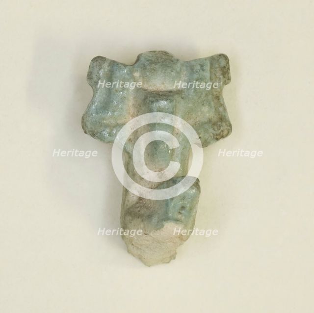 Amulet of the God Shu, Egypt, Third Intermediate Period, Dynasty 21-25 (1070-656 BCE). Creator: Unknown.