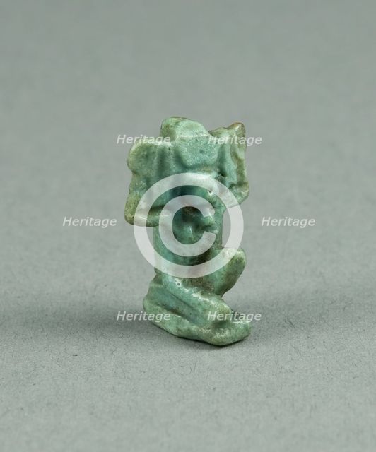 Amulet of the God Shu, Egypt, Third Intermediate Period, Dynasty 21-25 (1070-656 BCE). Creator: Unknown.
