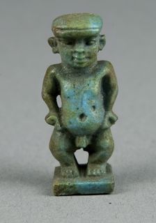 Amulet of the God Pataikos, Egypt, Late Period, Dynasties 26-31 (664-332 BCE). Creator: Unknown