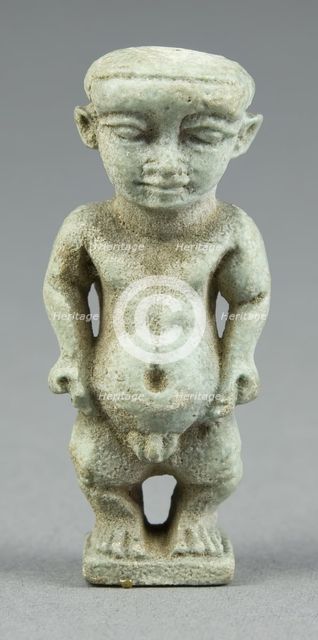Amulet of the God Pataikos, Egypt, Third Intermediate Period, Dynasty 21-25 (1070-656 BCE). Creator: Unknown.
