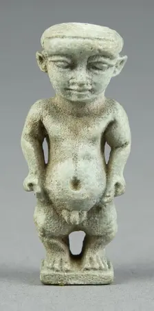Amulet of the God Pataikos, Egypt, Third Intermediate Period, Dynasty 21-25 (1070-656 BCE). Creator: Unknown