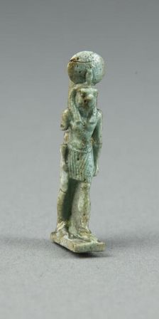 Amulet of the God Re-Horakhty, Egypt, Third Intermediate Period, Dynasties 21-25 (abt 1069-664 BCE). Creator: Unknown