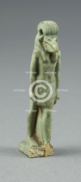 Amulet of the God Thoth, Egypt, Late Period, Dynasties 26-31 (664-332 BCE). Creator: Unknown.