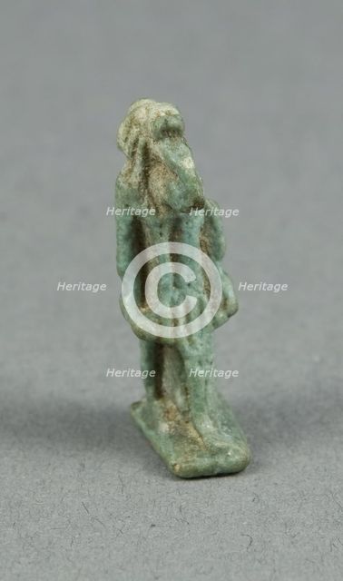 Amulet of the God Thoth, Egypt, Late Period, Dynasties 26-31 (664-332 BCE). Creator: Unknown.