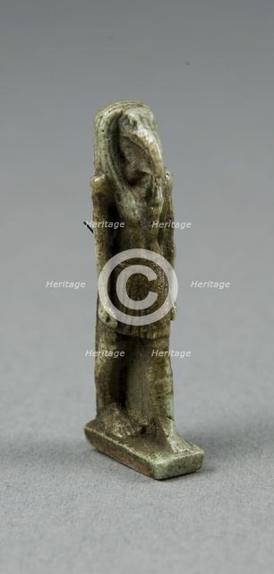 Amulet of the God Thoth, Egypt, Third Intermediate Period, Dynasty 21-25 (1070-656 BCE). Creator: Unknown.