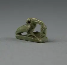 Amulet of the God Thoth, Egypt, Third Intermediate Period, Dynasty 21-25 (1070-656 BCE). Creator: Unknown