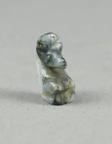 Amulet of the God Thoth, Seated with Lunar Disk, Egypt, First Intermediate Period (?) (abt 2160-2055 Creator: Unknown