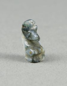 Amulet of the God Thoth, Seated with Lunar Disk, Egypt, First Intermediate Period (?) (abt 2160-2055 Creator: Unknown
