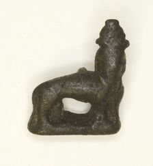 Amulet of the God Tutu, Egypt, Roman Period (1st-3rd century AD). Creator: Unknown