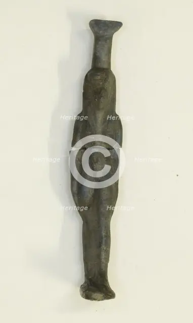 Amulet of the Goddess Nephthys, Egypt, Third Intermediate Period, Dynasty 21-25 (1070-656 BCE). Creator: Unknown.