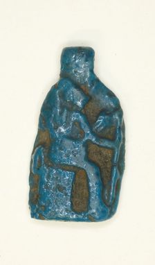 Amulet of the Goddess Bastet, Egypt, Third Intermediate Period, Dynasty 21-25 (1070-656 BCE). Creator: Unknown