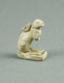 Amulet of the Goddess Bastet, Egypt, Third Intermediate Period, Dynasty 21-25 (1070-656 BCE). Creator: Unknown