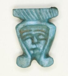 Amulet of the Goddess Hathor, Egypt, New Kingdom-Late Period (about 1550-332 BCE). Creator: Unknown