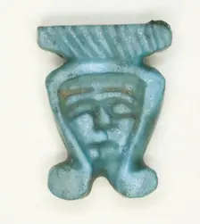 Amulet of the Goddess Hathor, Egypt, New Kingdom-Late Period (about 1550-332 BCE). Creator: Unknown