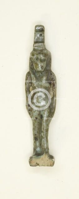 Amulet of the Goddess Isis, Egypt, Late Period-Ptolemaic Period (7th-1st century BCE). Creator: Unknown.