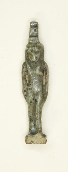 Amulet of the Goddess Isis, Egypt, Late Period-Ptolemaic Period (7th-1st century BCE). Creator: Unknown