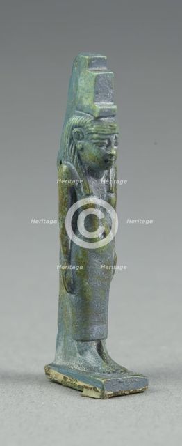 Amulet of the Goddess Isis, Egypt, Third Intermediate Period, Dynasty 21-25 (1070-656 BCE). Creator: Unknown.