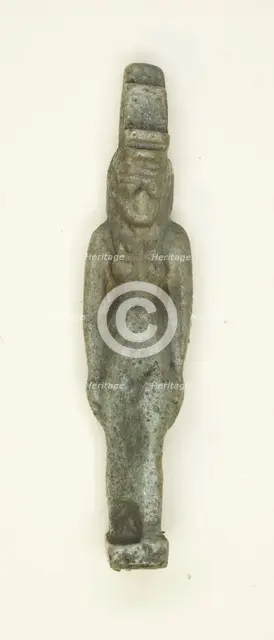 Amulet of the Goddess Isis, Egypt, Third Intermediate Period, Dynasty 21-25 (1070-656 BCE). Creator: Unknown.