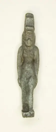 Amulet of the Goddess Isis, Egypt, Third Intermediate Period, Dynasty 21-25 (1070-656 BCE). Creator: Unknown